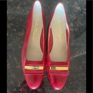 Salvatore Ferragamo Leather Flats Size 8 1/2